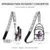 Bolso Transparente TPU Bandolera para Estadios,Negro