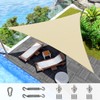 Windscreen4less 7' x 7' x 7' Triangle Sun Shade Sail