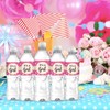 33 Pcs It's a Girl Water Bottle Labels, Baby Shower