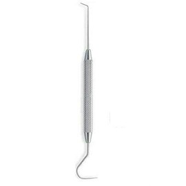 MedTool Dog Dental Tooth Scaler and Scraper #6/23 Stainless Double Headed Tarter Removing Tool Scraper Pet Teeth Cleaning Tools for Dog and Cat, Silver