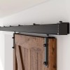 Ccjh 6.6FT Box Rail Hardware Sliding Barn Door Track Aluminium