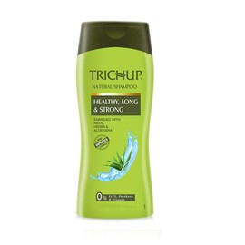 Trichup Natural Shampoo Healthy, Long & Strong Shampoo - Enriched with Neem, Henna & Aloevera - 400ml (13.52 fl.oz)