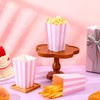 TIESOME 24 Pcs Pink Popcorn Boxes, Small Snacks Buckets Carnival