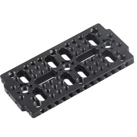 SMALLRIG Kamera Käseplatte Cheese Mounting Plate mit 1/4, 3/8 Gewinde und Positionierungsloch - 1681