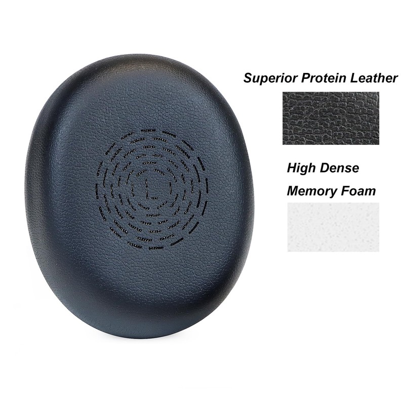 Replacement Protein Leather Ear Pads for Jabra Evolve2 65 Flex