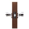 Copper Creek KL2230PS Scandinavian Privacy Kash Non-Handed Lever, Polished Stainless