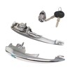 DASPARTS 113898205MC Door Handle Pair Kit with ignition cylinder, for