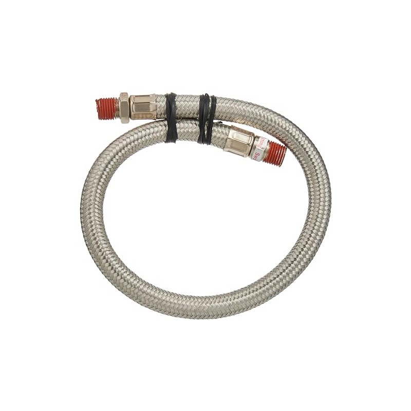 Viair 92804 18" Stainless Steel Braided Leader Hose without Check