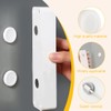DLPRK Pack of 6 Magnetic Wall Mounts, Remote Control Holder,