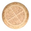 Round Bread Baskets Bamboo Hand Woven Fruits Vegetable Storage Basket