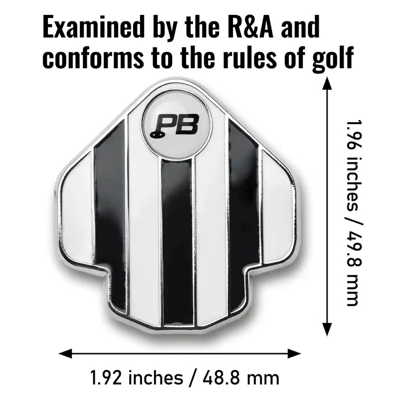 PuttBANDIT Alignment Golf Ball Marker (black)