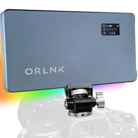 ORLN'K Pocket Camera Light, Ultra-Thin, Swivel 360° Tilt 180° Fits Sony, Nikon, Canon, Panasonic, Fuji for Photography, Video (ProMount Combo)