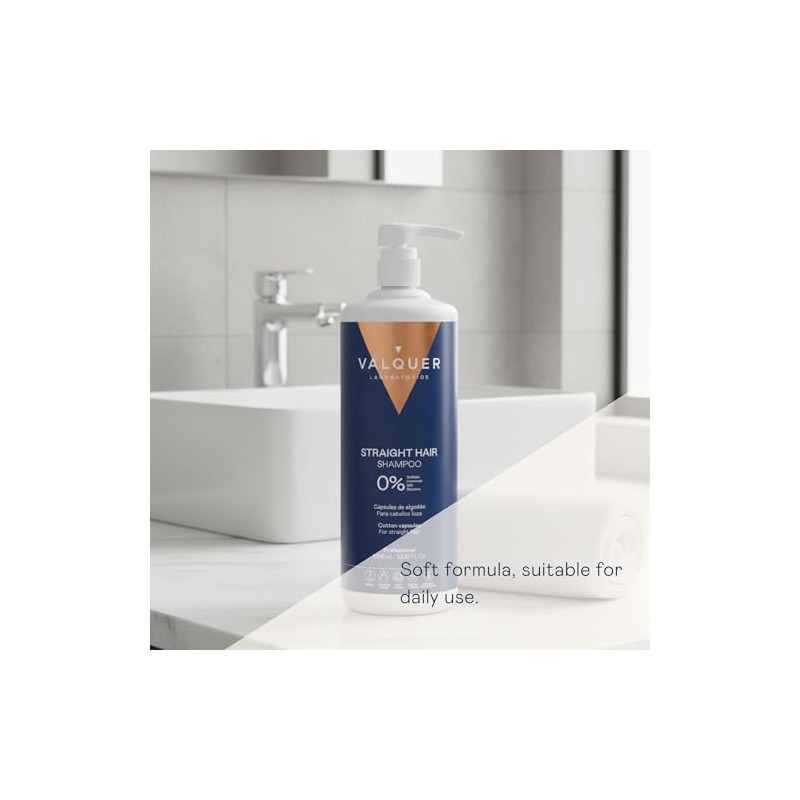VALQUER Straight Hair Shampoo | 1 L