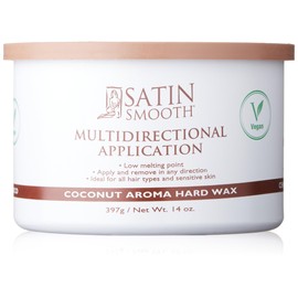 Satin Smooth Coconut Crème Hard Wax with Coconut Aroma 14 oz