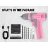 Workpro 8V Cordless Drill Set, 2Ah Electric Power Drill w/3/8''