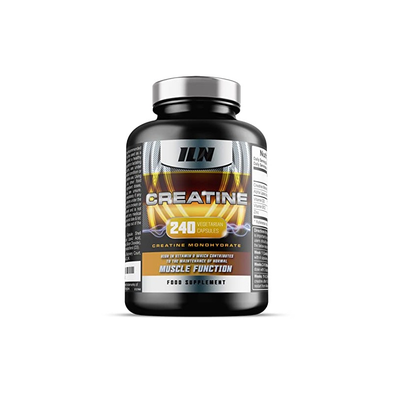Creatine Capsules - 4,200mg per Serving x 40 Servings -