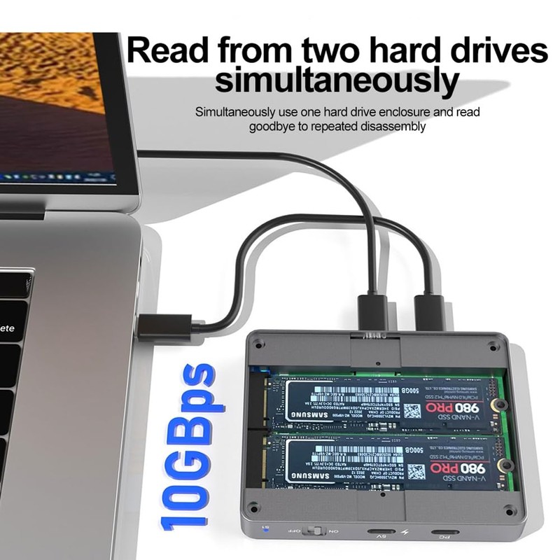 Aswalling M. 2 NVMe SSD Enclosure PCIE NVME Protocol Dual