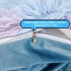 RYNGHIPY Super Soft Fuzzy Faux Fur Duvet Cover Set, Blue