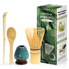 Matcha Set, Japanese Ceremony, Natural Bamboo Matcha Whisk, Bamboo Spoon,