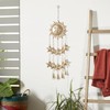 Deco 79 Metal Sun and Star Indoor Outdoor Windchime with