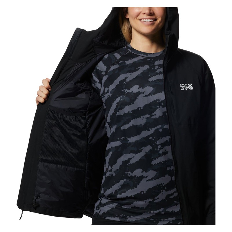 Mountain Hardwear Women's Stretch Ozonic Insulated Jacket, Black, Small