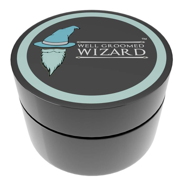 Well Groomed Wizard Beard Balm for Men | Beard Conditioner | Bergamot & Mandarin | 50 ml | Apply with a Brush or Comb