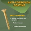 LIONMAX Wood Screws 1-1/2 Inch, Deck Screws #8 x 1-1/2",
