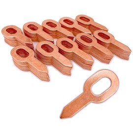 Meliore Flat Washers for Stud Welding Machines, Copper Plated, Drawers, Sheet Metal Tools, Repair, Repair, Maintenance, Automobiles, Energizing, Rust, Dents, Pulling, Coarse, Dent Repair, General Purpose Set (100 Pieces)