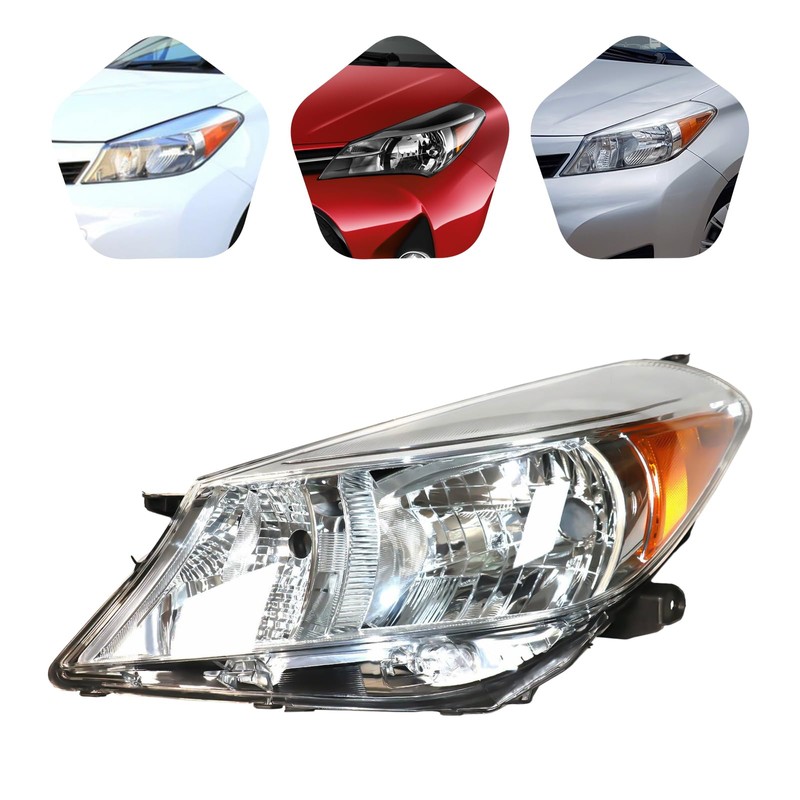 Headlamp Assemble For 2012 2013 2014 Toyota Yaris L/LE Hatchback