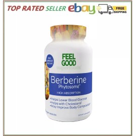 Feel Good one Feel Good Superfoods Berberine Phytosome High Absorption 120 Vegan Capsules