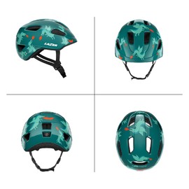 LAZER Nutz 2.0 KinetiCore Kids Bike Helmet, Lightweight Bicycling Helmet for Children, Youth Unisex Cycling Head Gear, Dragons, One Size