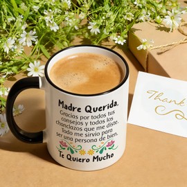 Cabtnca Regalos para el Día de las Madres Tazas de Café, Regalos para Mamá Madre Querida Mugs, Mothers Day Gifts for Mom, Birthday Christmas 11 Oz Mug