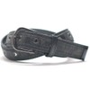 BEEL Men's Consecutive Pinhole Camouflage Pattern Belt, Synthetic Leather, Casual,