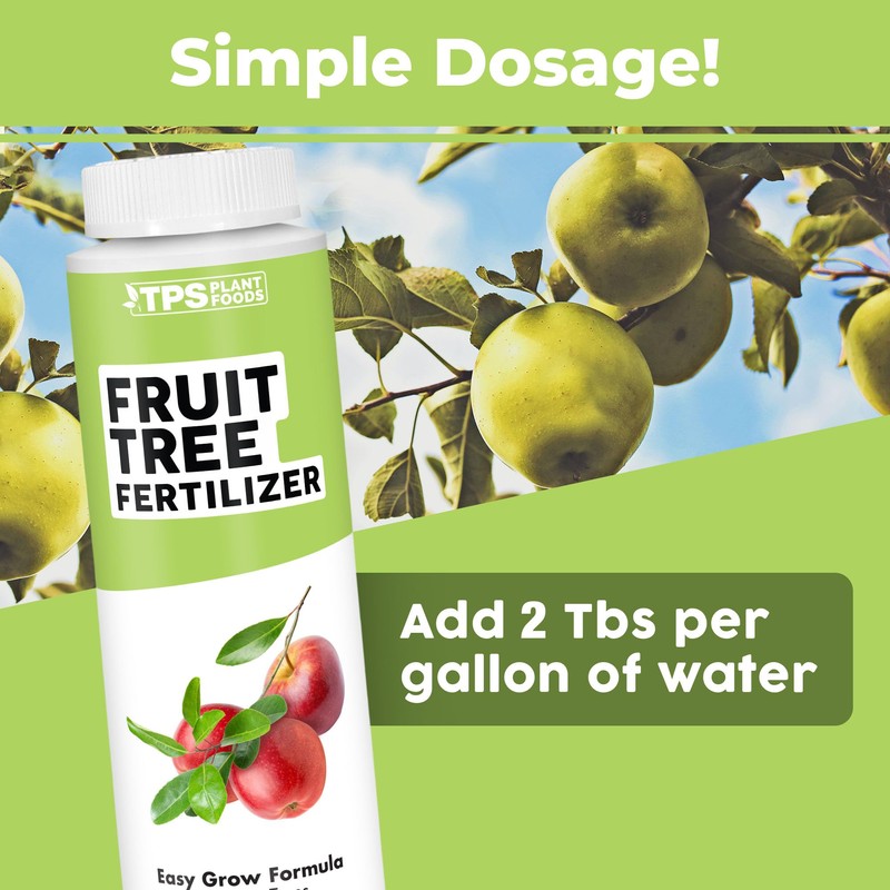 TPS NUTRIENTS Fruit Tree Fertilizer for All Fruit Trees Peach,