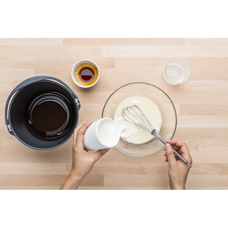 Moulinex XA609001 Kuchenform, 18 cm, für Cookeo, Antihaftbeschichtung, Silikongriff
