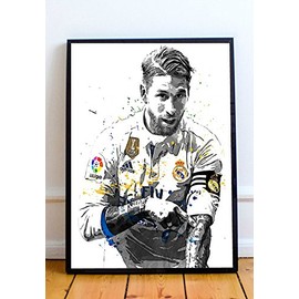 Sergio Ramos 11x14 Limited Poster Artwork