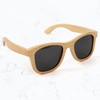 Myga RY1492 Eco Bamboo Sunglasses UV400 Polarised Bamboo Wood Unisex