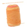 DOITOOL 1roll Rainbow Yarn Ply Soft Weaving String for Handmade