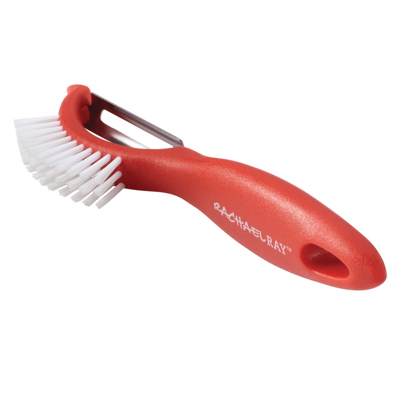 Rachael Ray Tools & Gadgets Veg-A-Peel 3-In-1 Tool, Red