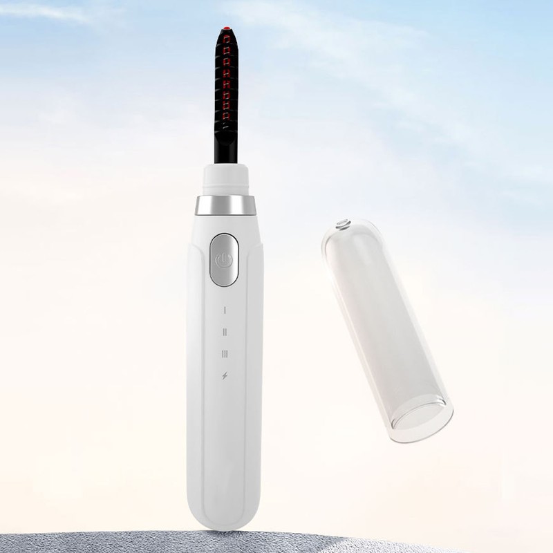Heated Eyelash Curler USB Rechargeable 3 Heating Modes Long Lasting