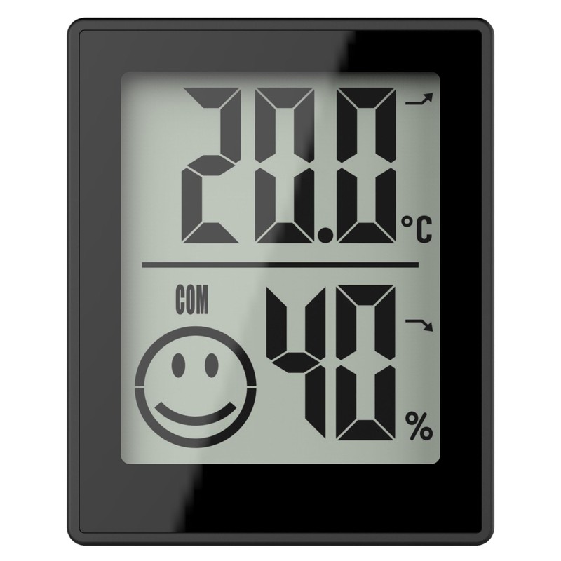 Room Climate Station, Set of 3, Temperature and Humidity Display,