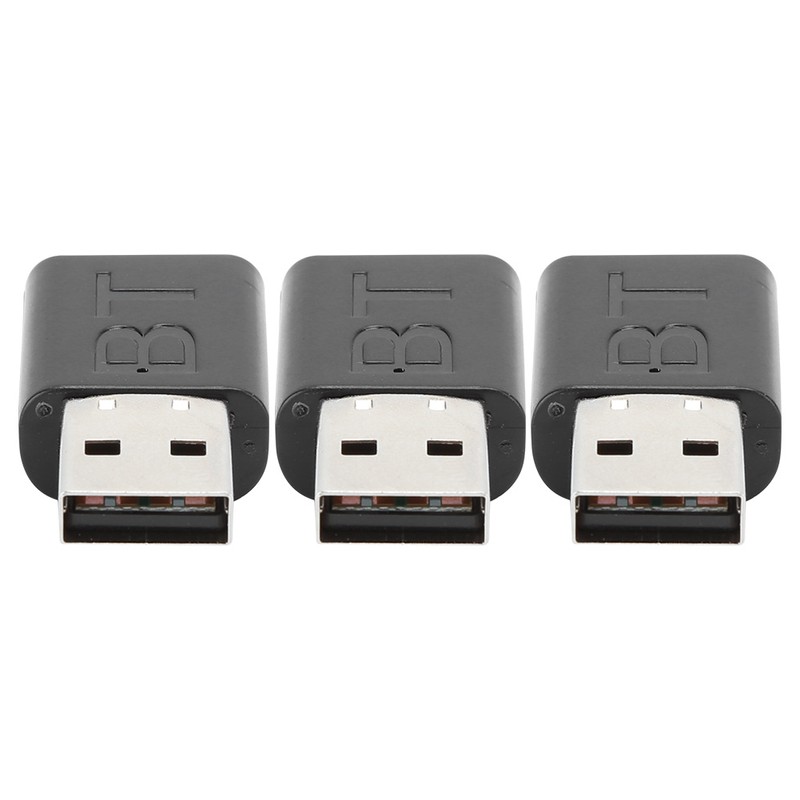 3PCS KN320 Bluetooth 5.0 Adapter Wireless Audio Transmitter/Receiver Wide Compatibility
