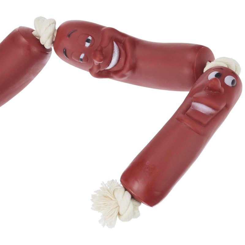 Trixie Sausages on a Rope Snack Toy, 75 cm