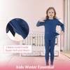 PISIQI - Juego de ropa interior térmica para niñas, ultra
