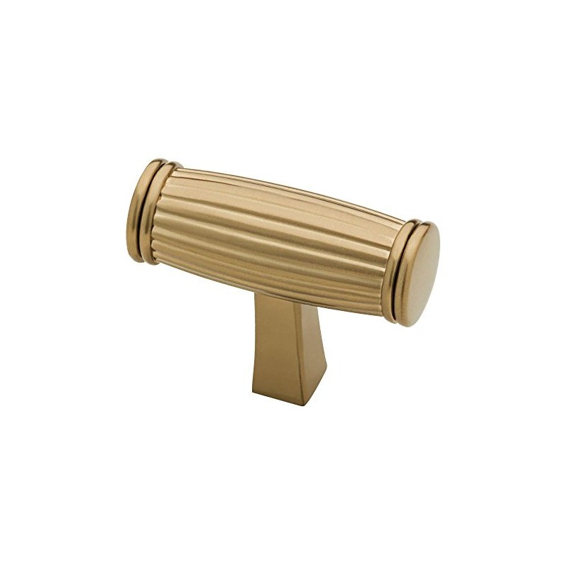 Liberty Champagne Bronze Fluted Bar Cabinet Hardware Knob
