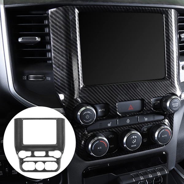 SQQP Center Console Navigation Panel Screen Air Conditioning Vents Trim