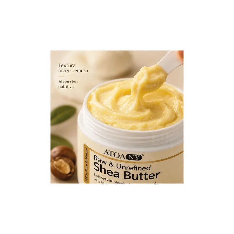 Manteca De Karité Natural Shea Butter Para Piel Y Cabello
