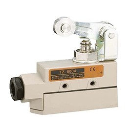 TZ-6104 Heavy Duty Commercial Door Micro Switch with Roller Plunger for Air Curtains | 250V 15A IP65 Waterproof Limit Switch Type NO and Type NC