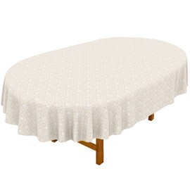 bnhjsdw Oval Tablecloth, French Country Printed Oval Table Cloth-60x84 Inch, Fabric Washable and Waterproof Oval Table Cover for Farmhouse Kithchen Dining Decoration