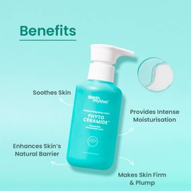 Earth Rhythm Phyto Ceramide Body Lotion with Hyaluronic Acid & Ceramides | Hydrates, Moisturizes | for All Skin Type | Men & Women - 150ml